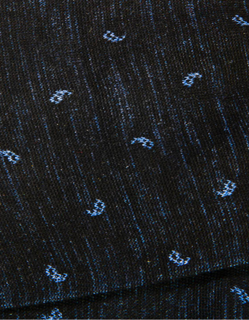 Patrick Hellmann Collection Black And Blue Socks image