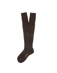 Patrick Hellmann Collection Brown Wool Socks  thumbnail