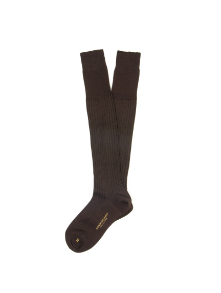 Patrick Hellmann CollectionBrown Wool Socks image688