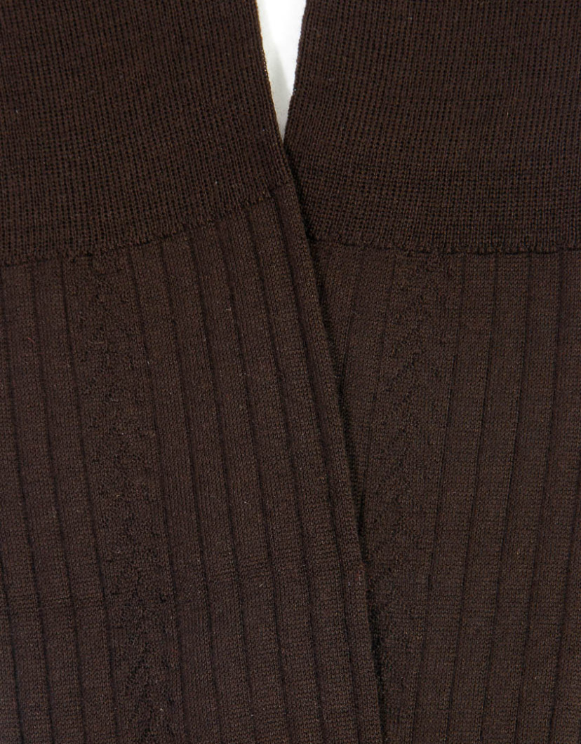 Patrick Hellmann Collection Brown Wool Socks  image