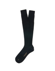 Patrick Hellmann Collection Navy Blue Wool Socks  thumbnail