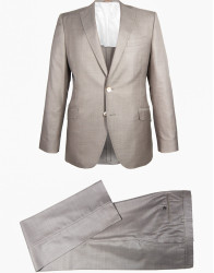 Patrick Hellmann Collection Beige Single-Breast Suit thumbnail