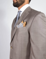 Patrick Hellmann Collection Beige Single-Breast Suit thumbnail 3