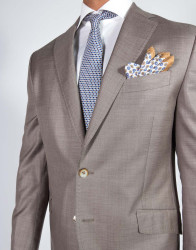 Patrick Hellmann Collection Beige Single-Breast Suit thumbnail 4