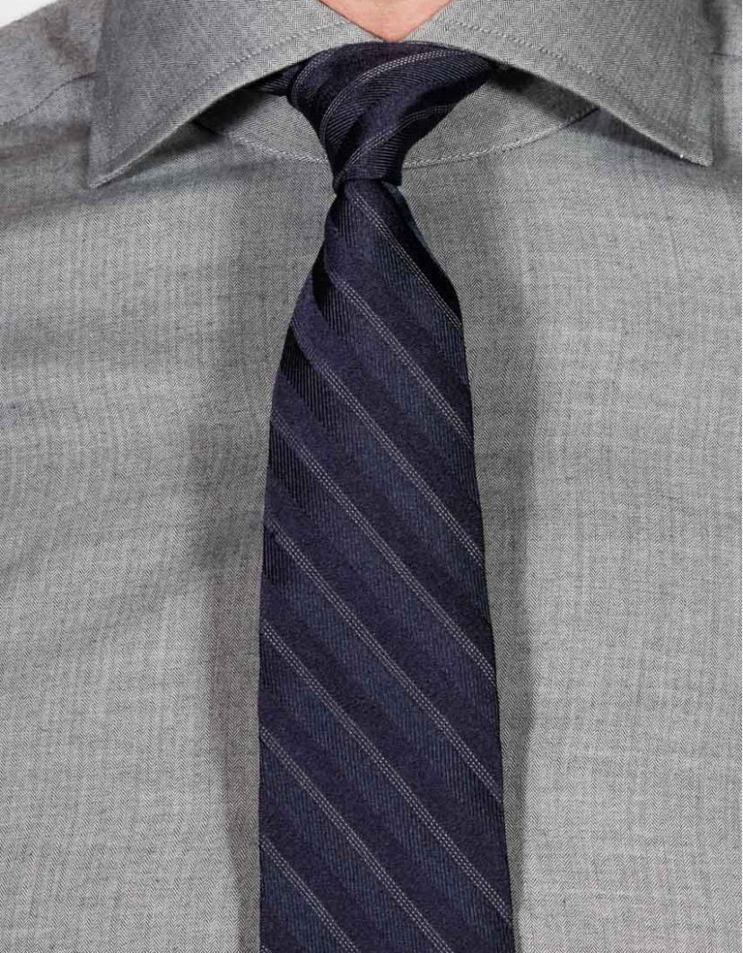 Patrick-Hellmann-Collection-Grey-Shirt-100-Cotton-image Patrick Hellmann Collection Grey Shirt 100% Cotton image