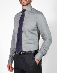 Patrick-Hellmann-Collection-Grey-Shirt-100-Cotton-thumbnail-1 Patrick Hellmann Collection Grey Shirt 100% Cotton thumbnail 1