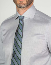 Patrick-Hellmann-Collection-Grey-Shirt-100-Cotton-thumbnail-3 Patrick Hellmann Collection Grey Shirt 100% Cotton thumbnail 3