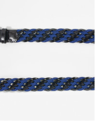 Patrick Hellmann Collection Woven Belt Silk And Lather thumbnail 1