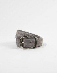 Patrick Hellmann Collection Grey Belt Genuine Leather thumbnail