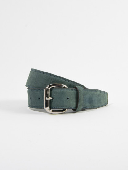 Patrick Hellmann CollectionGreen Belt Genuine Leatherimage1117
