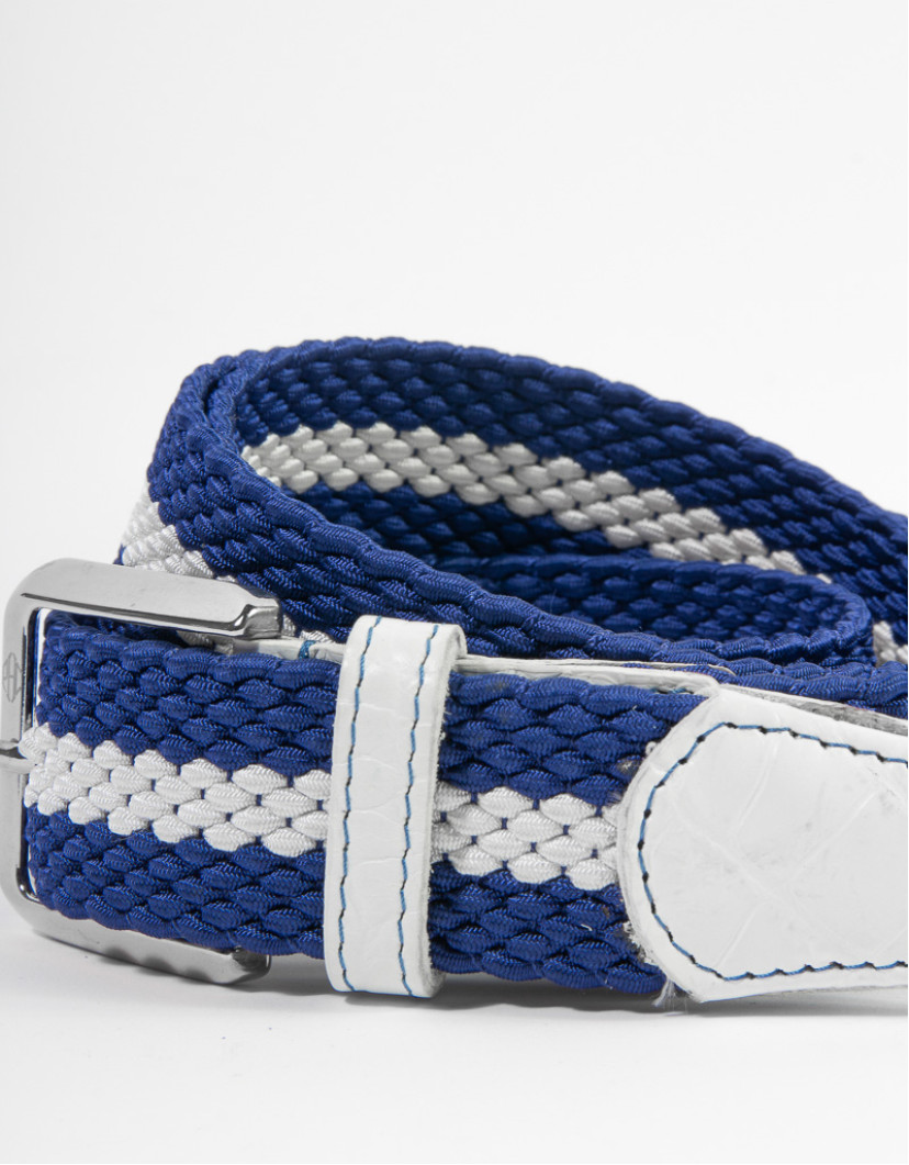 Patrick Hellmann Collection Blue Woven Belt  image