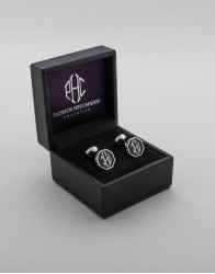 Patrick Hellmann Collection Black Agate Cufflinks thumbnail 2