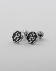 Patrick Hellmann Collection Black Agate Cufflinks thumbnail