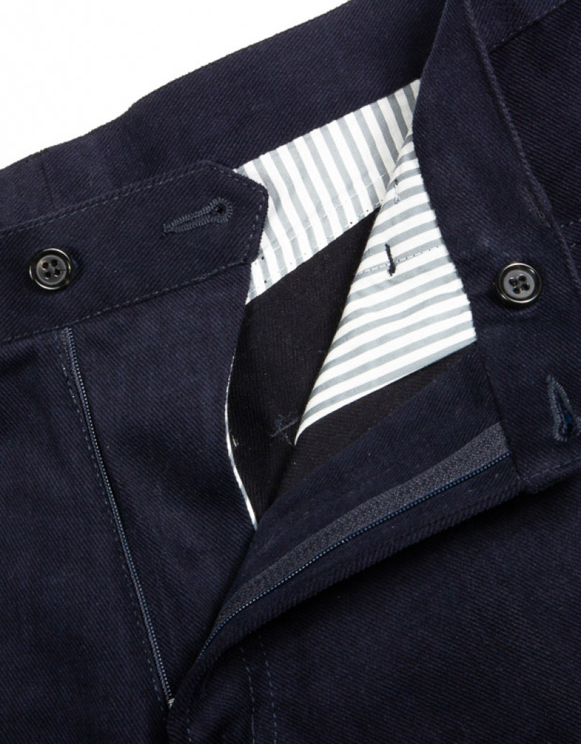 Patrick Hellmann Collection Navy Blue Casual Men's Trousers image