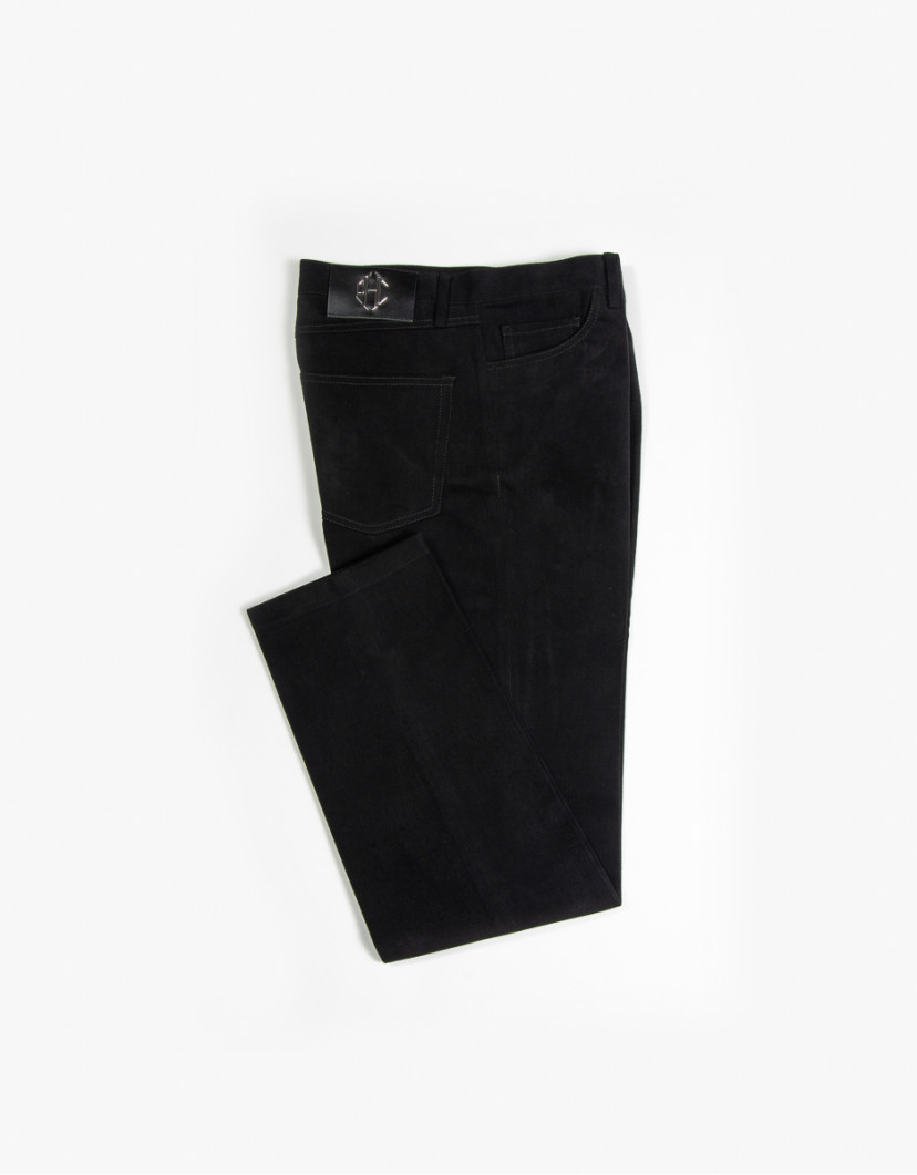 Patrick Hellmann Collection Black Velvet Trousers  image