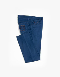 Scissor Scriptor Blue Denim Fine Material thumbnail