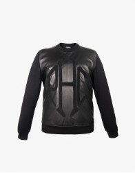Patrick Hellmann Collection Logo Leather Jacket thumbnail