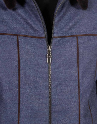 Castello-dOro-Blue-Zip-Jacket-thumbnail-3 Castello d'Oro Blue Zip Jacket thumbnail 3