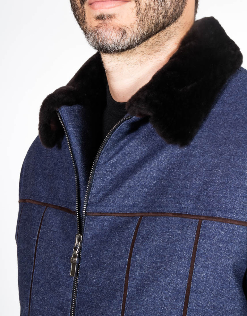 Castello-dOro-Blue-Zip-Jacket-image Castello d'Oro Blue Zip Jacket image