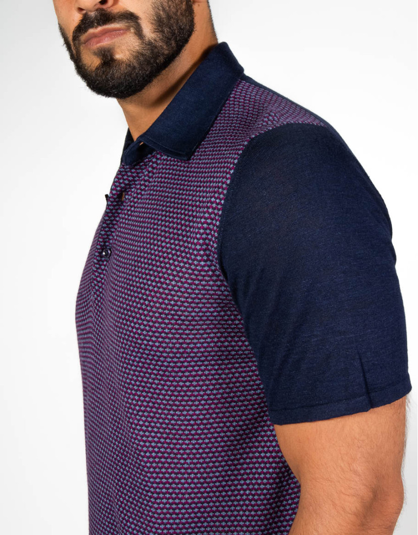Patrick Hellmann Collection Silk Polo T-shirt  image