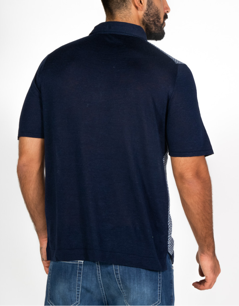 Patrick-Hellmann-Collection-Silk-Polo-T-shirt-image Patrick Hellmann Collection Silk Polo T-shirt  image