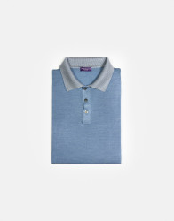 Patrick-Hellmann-Collection-Light-Blue-Polo-T-shirt-100-Silk-thumbnail Patrick Hellmann Collection Light Blue Polo T-shirt 100% Silk thumbnail