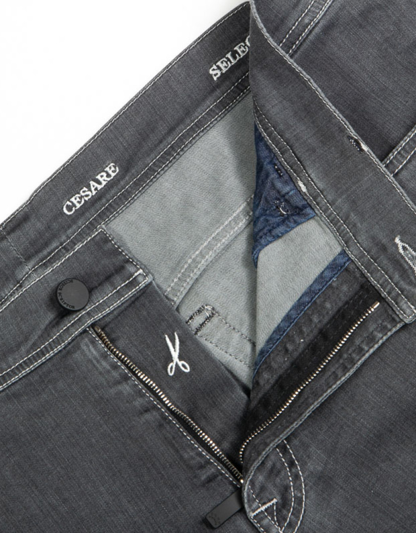Scissor Scriptor Men's Grey Jeans image