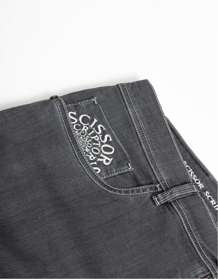 Scissor Scriptor Men's Grey Jeans image
