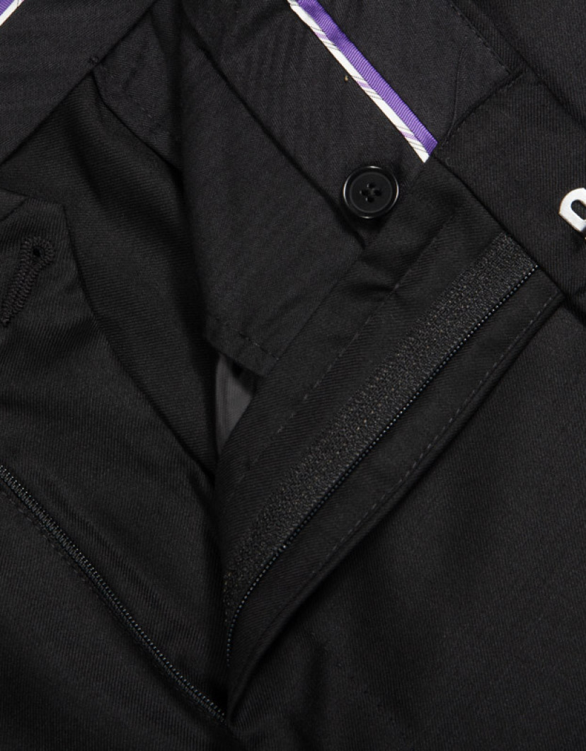 Patrick Hellmann Collection Black Wool Men's Trousers image