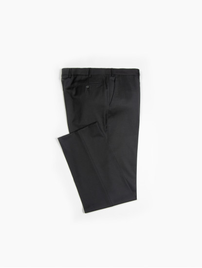 Patrick Hellmann CollectionBlack Wool Men's Trousersimage892