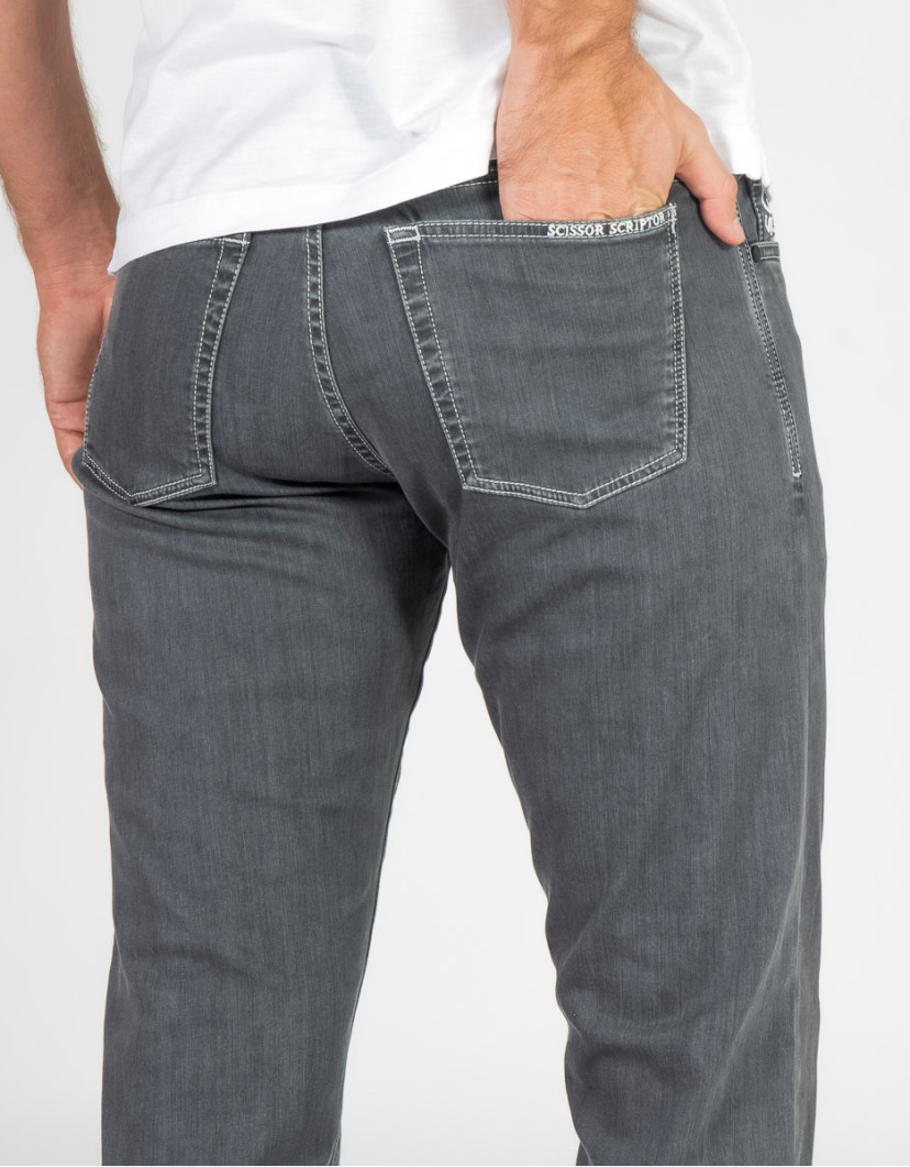 Scissor Scriptor Men's Grey Jeans image