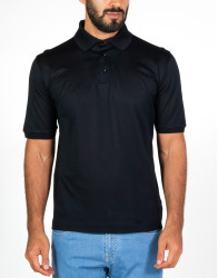 Patrick-Hellmann-Collection-Black-Polo-T-shirt-100-Cotton-thumbnail-1 Patrick Hellmann Collection Black Polo T-shirt 100% Cotton thumbnail 1