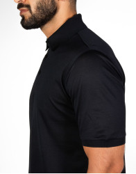 Patrick-Hellmann-Collection-Black-Polo-T-shirt-100-Cotton-thumbnail-5 Patrick Hellmann Collection Black Polo T-shirt 100% Cotton thumbnail 5