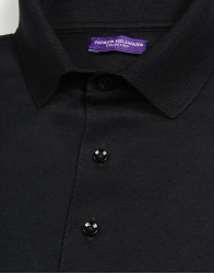 Patrick-Hellmann-Collection-Black-Polo-T-shirt-100-Cotton-thumbnail-2 Patrick Hellmann Collection Black Polo T-shirt 100% Cotton thumbnail 2