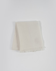Patrick Hellmann Collection White Cashmere Scarf thumbnail