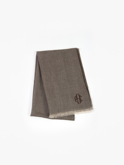 Patrick Hellmann CollectionBrown Cashmere Scarfimage566