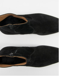 Patrick Hellmann Collection Black Suede Leather Boots thumbnail 3