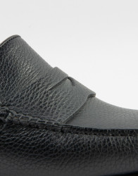 Patrick Hellmann Collection Black Leather Loafers thumbnail 2