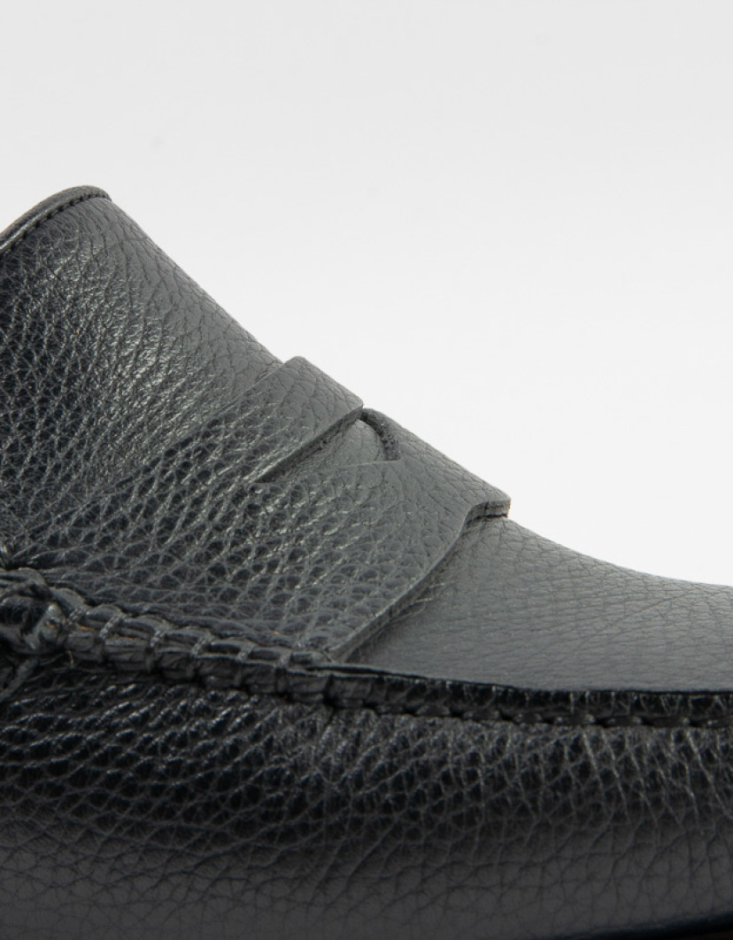 Patrick Hellmann Collection Black Leather Loafers image