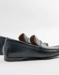 Patrick Hellmann Collection Men's Navy Leather Loafers thumbnail 3