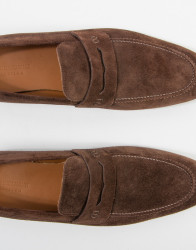 Patrick Hellmann Collection Classic Brown Loafer Shoes thumbnail 3