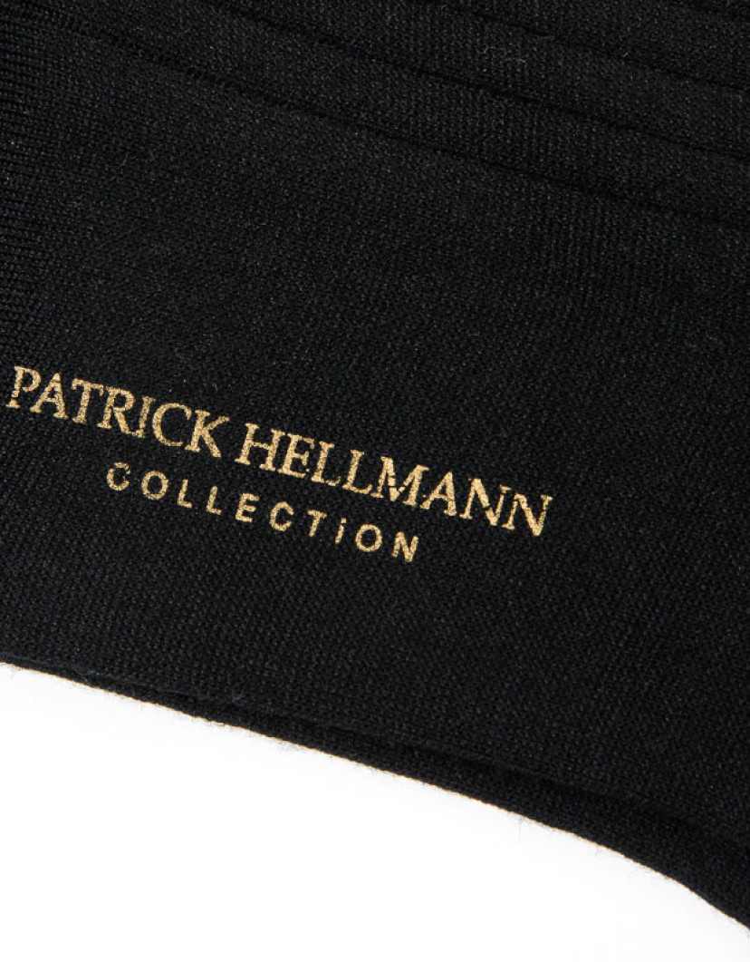 Patrick Hellmann Collection Black Wool Socks image