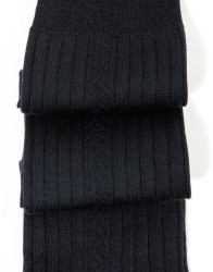 Patrick Hellmann Collection Black Wool Socks thumbnail 1