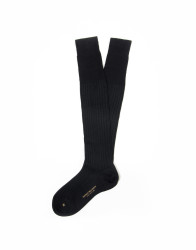 Patrick Hellmann Collection Black Wool Socks thumbnail