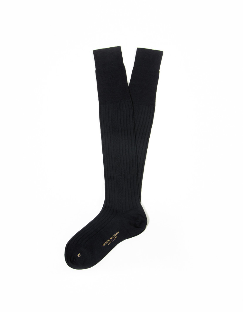 Patrick Hellmann Collection Black Wool Socks image