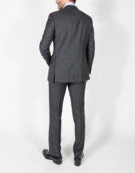 Patrick Hellmann Collection Elegant Charcoal 100% Wool Suit thumbnail 5