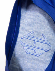 Patrick-Hellmann-Collection-Blue-Cotton-T-Shirt-100-Cotton-thumbnail-1 Patrick Hellmann Collection Blue Cotton T-Shirt 100% Cotton thumbnail 1