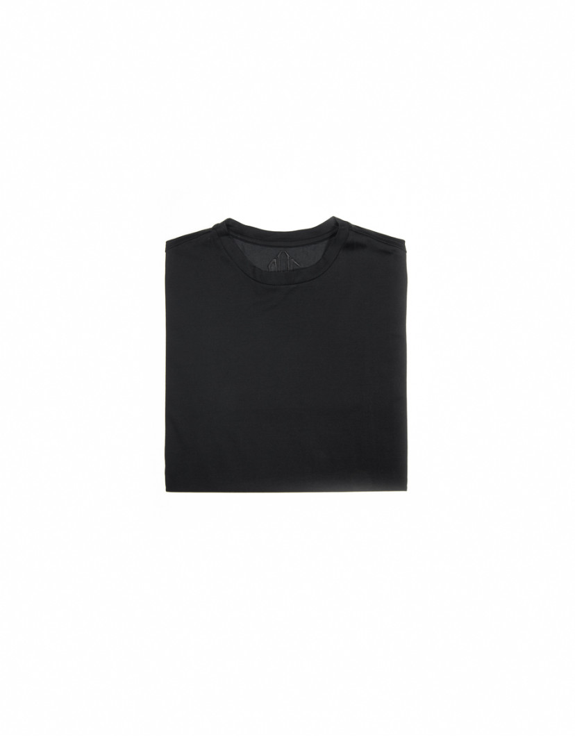 Patrick-Hellmann-Collection-Black-Cotton-T-Shirt-100-Cotton-image Patrick Hellmann Collection Black Cotton T-Shirt 100% Cotton image