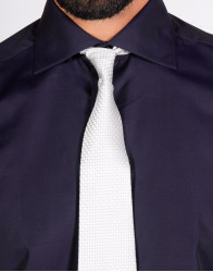 Patrick Hellmann Collection Gray-Silver 100% Silk Tie thumbnail 3